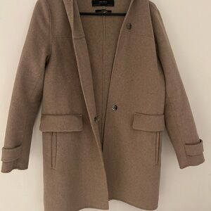 Zara Women's Beige Pea Coat